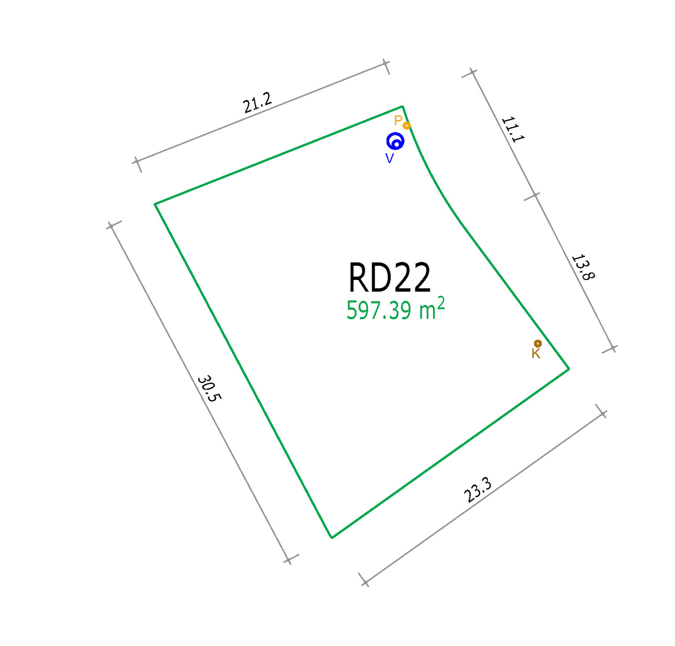 Pozemek RD 22