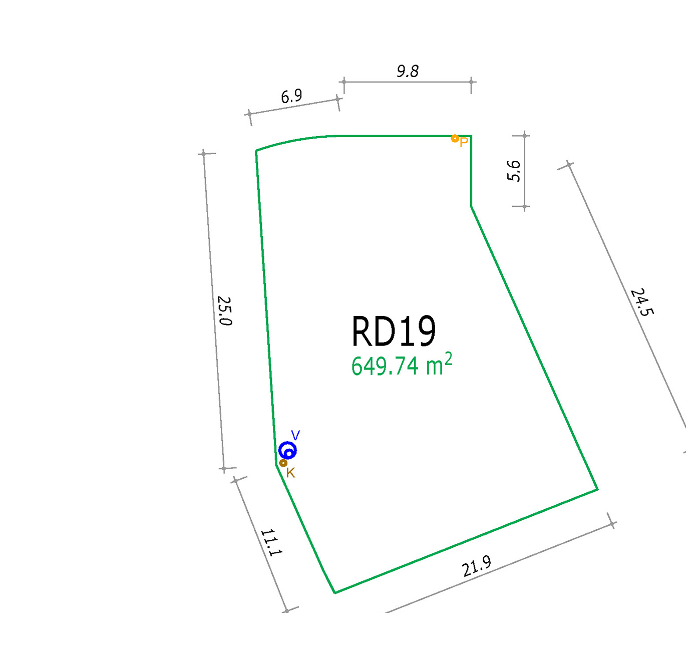 Pozemek RD 19