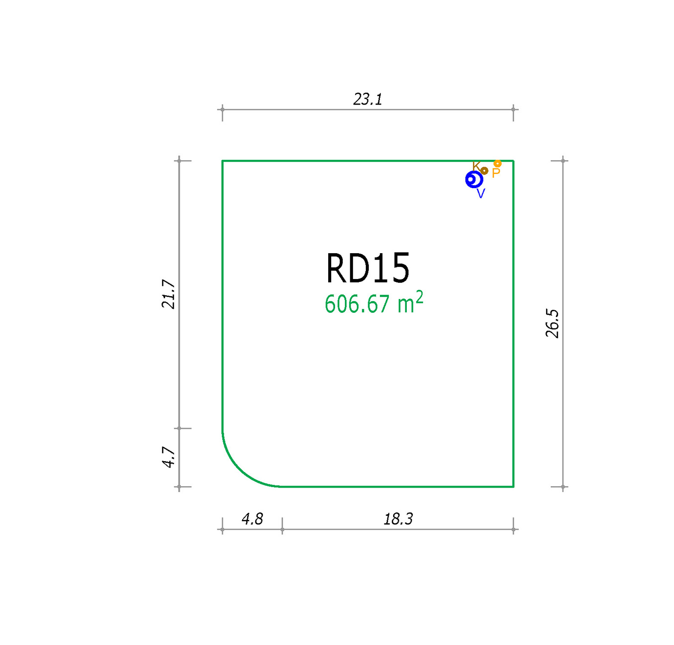 Pozemek RD 15